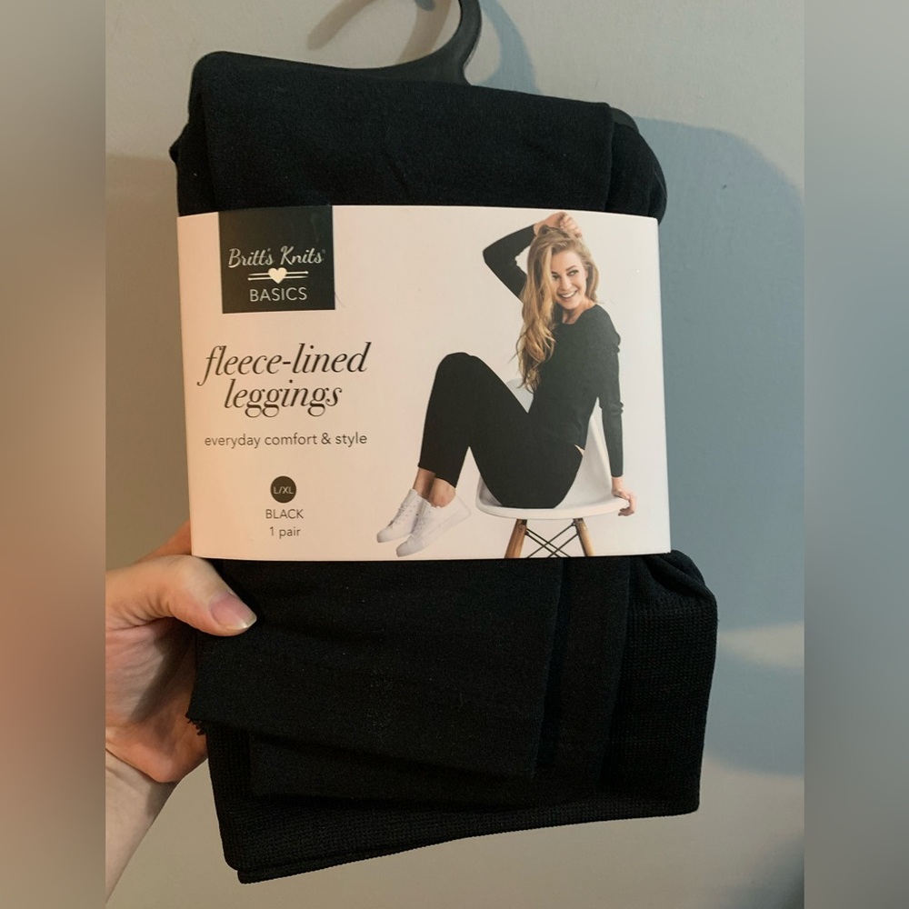 New! L/XL Fleece Leggings